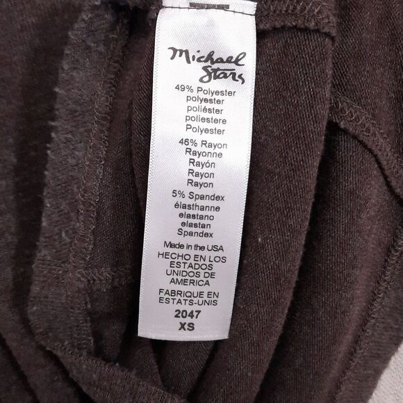 Michael Stars Womens Sweater Size XS Knit Trapeze Swing Cowl Neck Thumb Holes - Picture 11 of 12